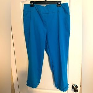 Ladies Size 14 Ruby Road Crop Pants